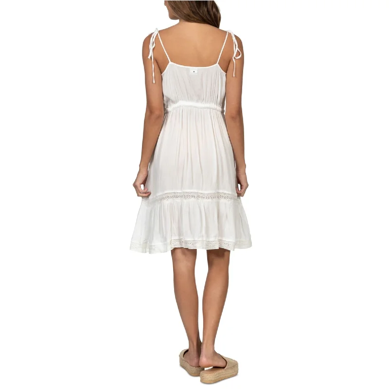 Hurley Womens Peasant Midi Dress