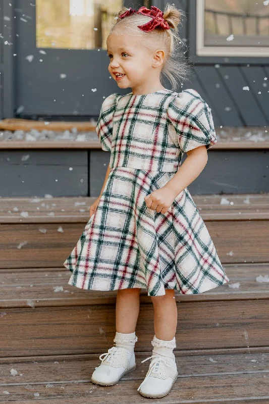 Mini Molly Plaid Flare Dress