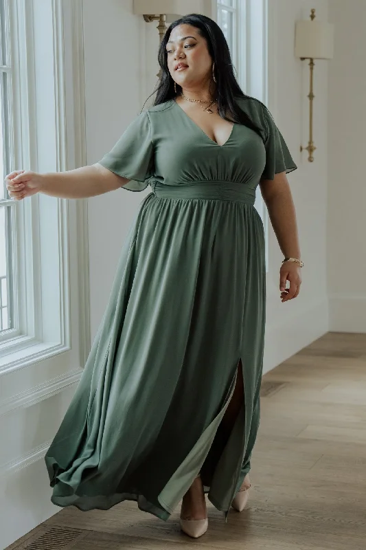 Ramona Maxi Dress | Dark Sage