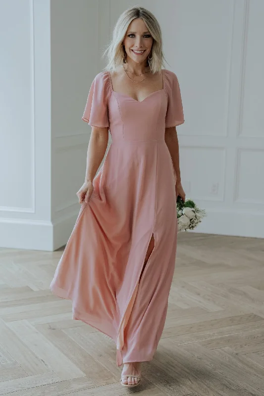 Sierra Sweetheart Maxi Dress | Blush