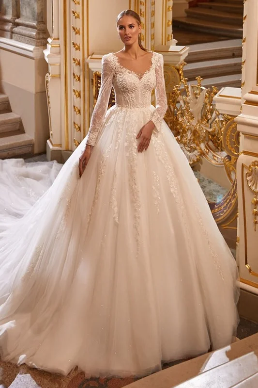 Julian Long Sleeve Wedding Dress