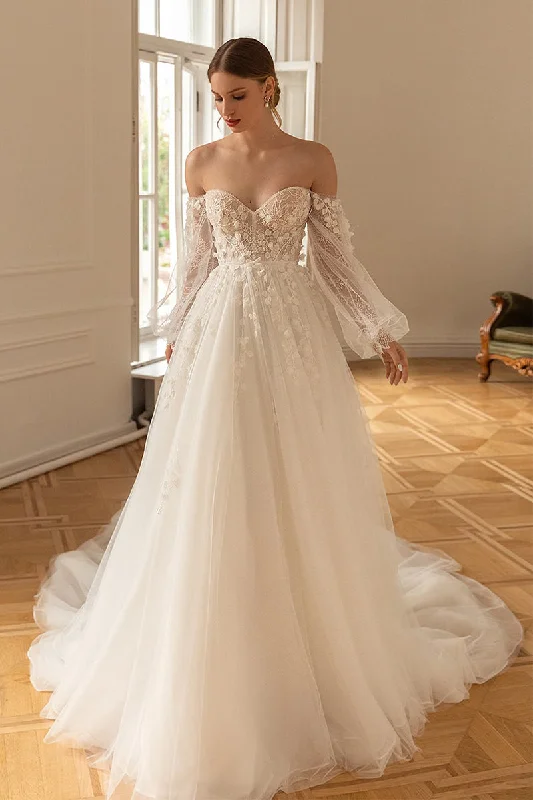 Julian Strapless A-line Wedding Dress